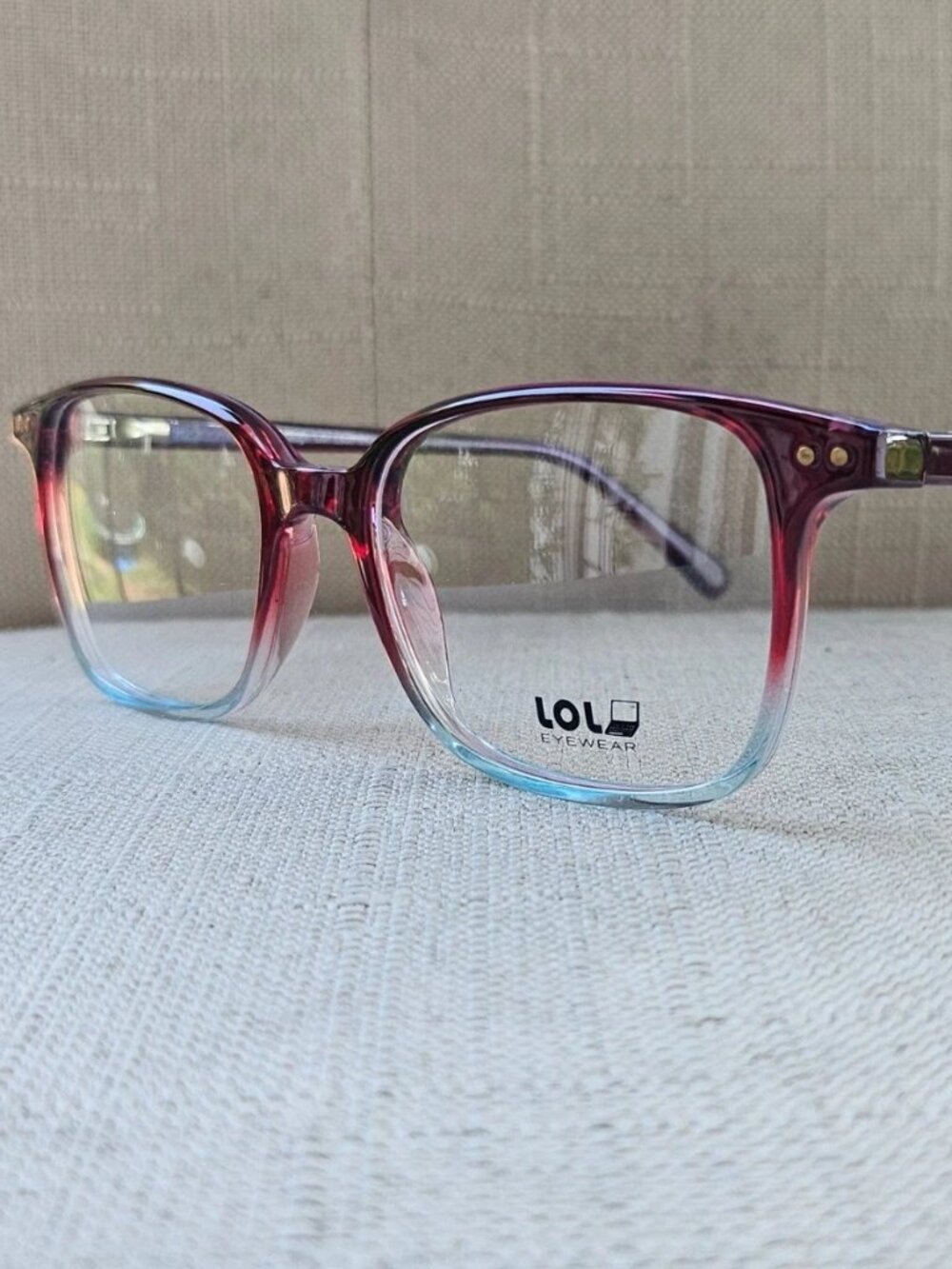 LOL Laugh Out Loud Women Glasses Frame Red/Blue Eyewear LOL-45 Eyeglasses NWT B